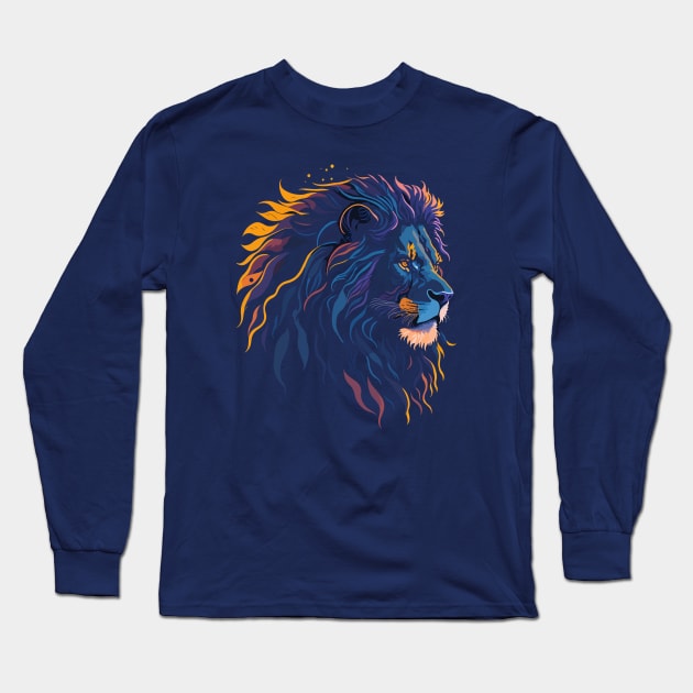 Zodiac Leo Long Sleeve T-Shirt by CatCoconut-Art